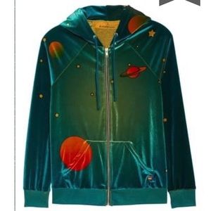 Aviator Nation Large velvet galaxy hoodie - Large